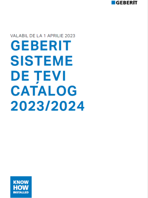 Catalog Geberit Sisteme de Țevi 2023/24