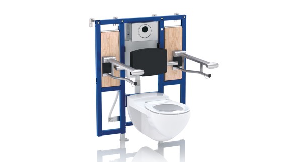 Vas WC cu acces liber şi element de instalare Geberit Duofix