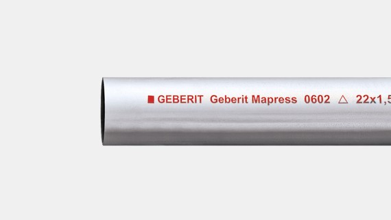 Ţeavă Geberit Mapress Oţel-Carbon galvanizată la exterior